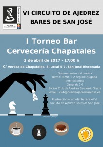 Cartel I Torneo Chapatales