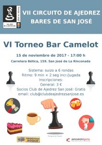 VI Torneo Bar Camelot @ Bar Camelot | San José de la Rinconada | Andalucía | España
