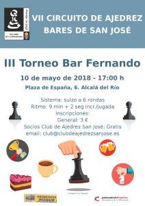 III Torneo Bar Fernando @ Bar Fernando | Alcalá del Río | Andalucía | España