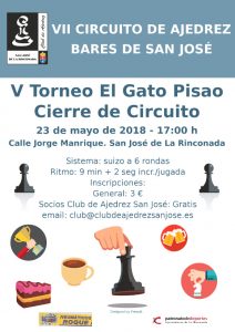 V Torneo El Gato Pisao – Cierre del VII Circuito de Bares @ El Gato Pisao | Andalucía | España