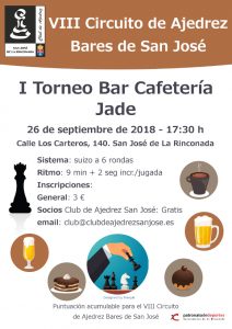 I Torneo Bar Cafetería Jade - Inicio del VIII Circuito de Bares @ Bar Cafetería Jade | San José de la Rinconada | Andalucía | España
