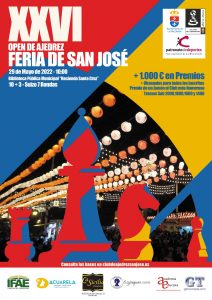 XXVI Open de Ajedrez de Feria de San José @ Hacienda de Santa Cruz