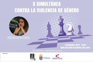 X Simultánea Contra la Violencia de Género @ Club de Ajedrez San José