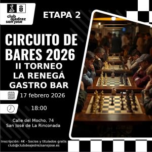 II Torneo La Renegá Gastro Bar @ La Renegá Gastro Bar