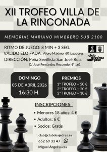 XII Memorial Mariano Mimbrero @ Peña Cultural Sevillista San José