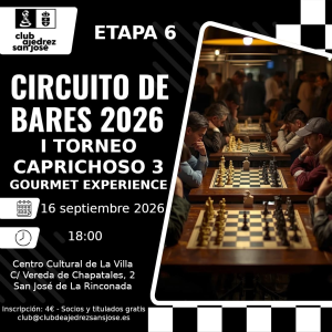I Torneo Caprichoso 3 Gourmet Experience @ Caprichoso 3 Gourmet Experience