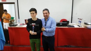 Campeón Sub16: Santiago García Jimenez