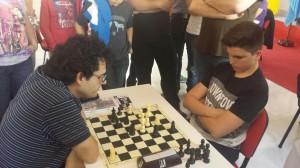 Final de la partida Francisco Miguel Callejas - Daniel López (tablas)
